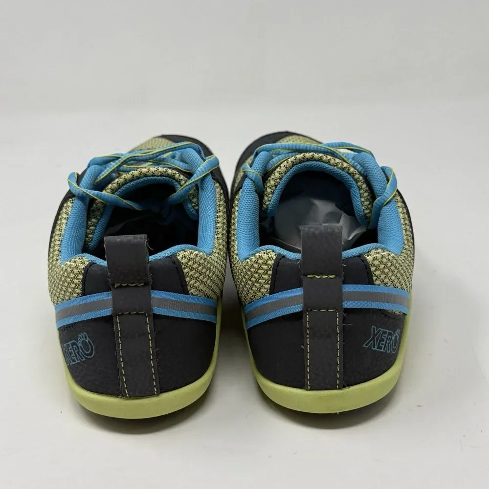 Xero Ipari Prio Barefoot Shoes Womens 8.5 Blue Citron Minimalist Sneakers
